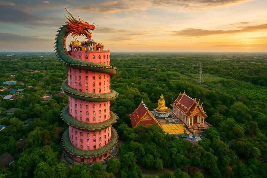 Phrawikrom Wat Sam Phran : Wat Naga Amai Nai Nakhon Pathom