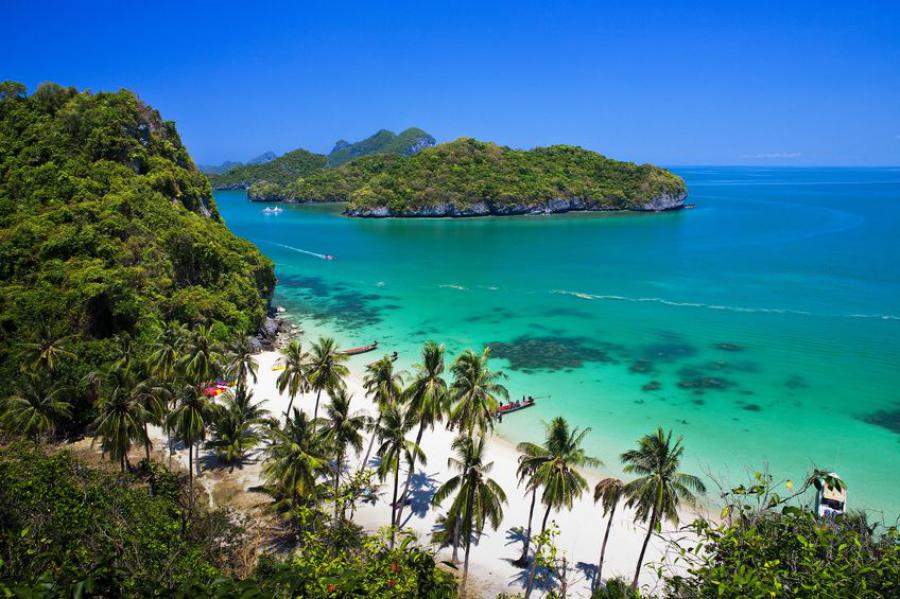 Phak Phon Thi Ang Thong National Marine Park : Sawanna Tropik thi Mi Ko, Thale Sap, lae Thale Si Fa