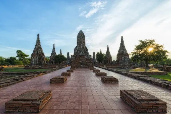Wat Chaiwatthanaram Ayutthaya : Sathaan Thiaw Prasat Boran Thi Suay Sawan Nai Prathet Thai